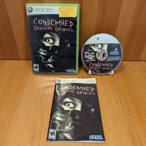 Condemned: Criminal Origins (Xbox 360, 2005) Complete w/ Manual TESTED - VGUC